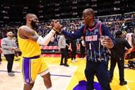 Jabari Smith Sr. (right) with LeBron James, Source:- Getty Images